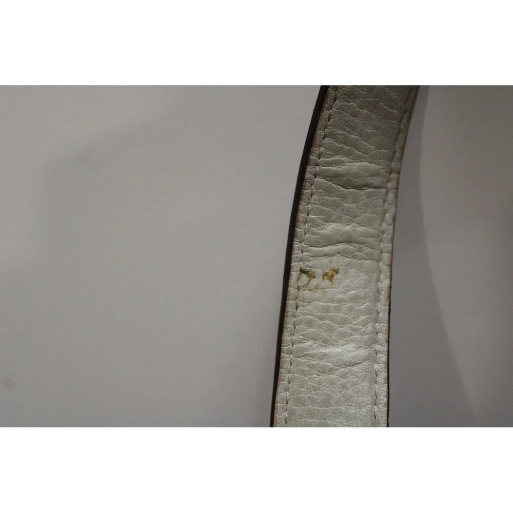 Kate Spade New York Light Gray Pebbled Leather Triple Compartment Tote Bag